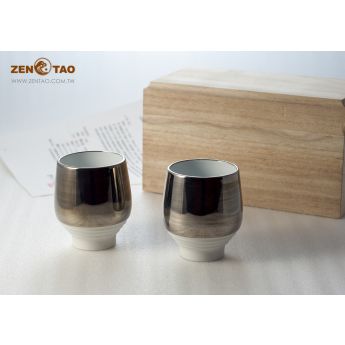 一即一切茶具組 鉑金繪組 長杯禮盒